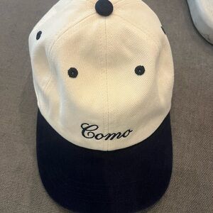 Lake Como Italy Cream and Black Cap